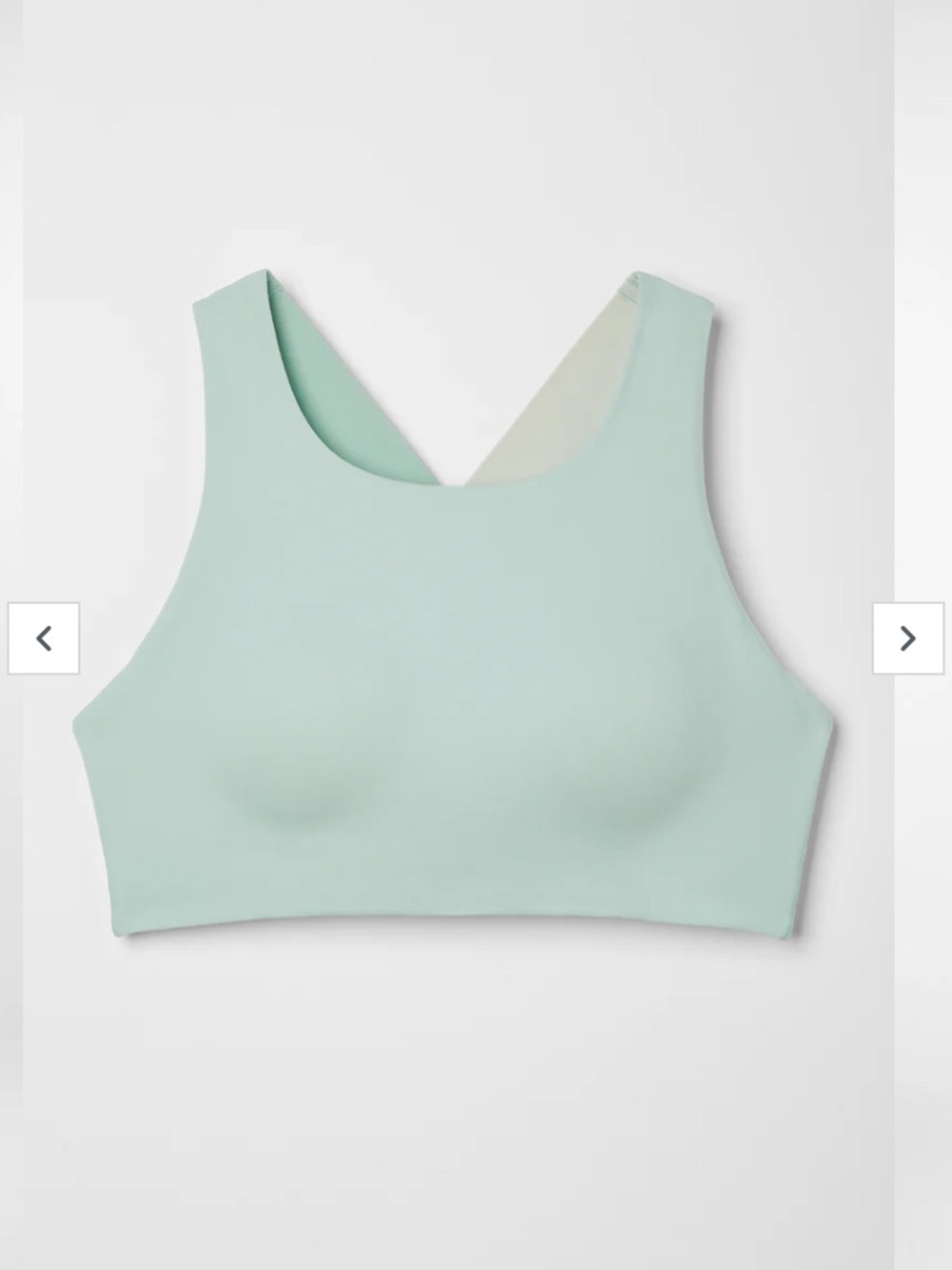 NWT Push FWD Women's Multi Strap Sports Bra Blue High-Neck M